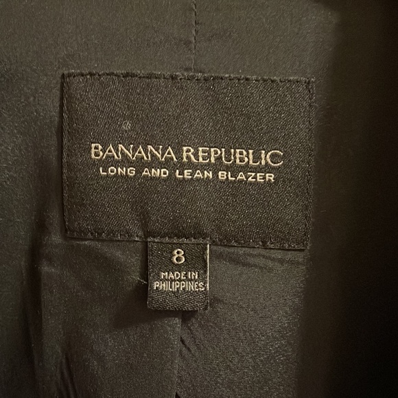 Banana Republic long and lean blazer size 8 - Picture 2 of 2